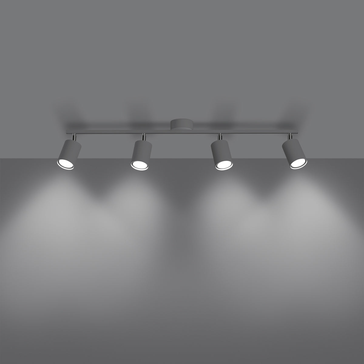 Plafonnier Focus Moderne 4L blanc