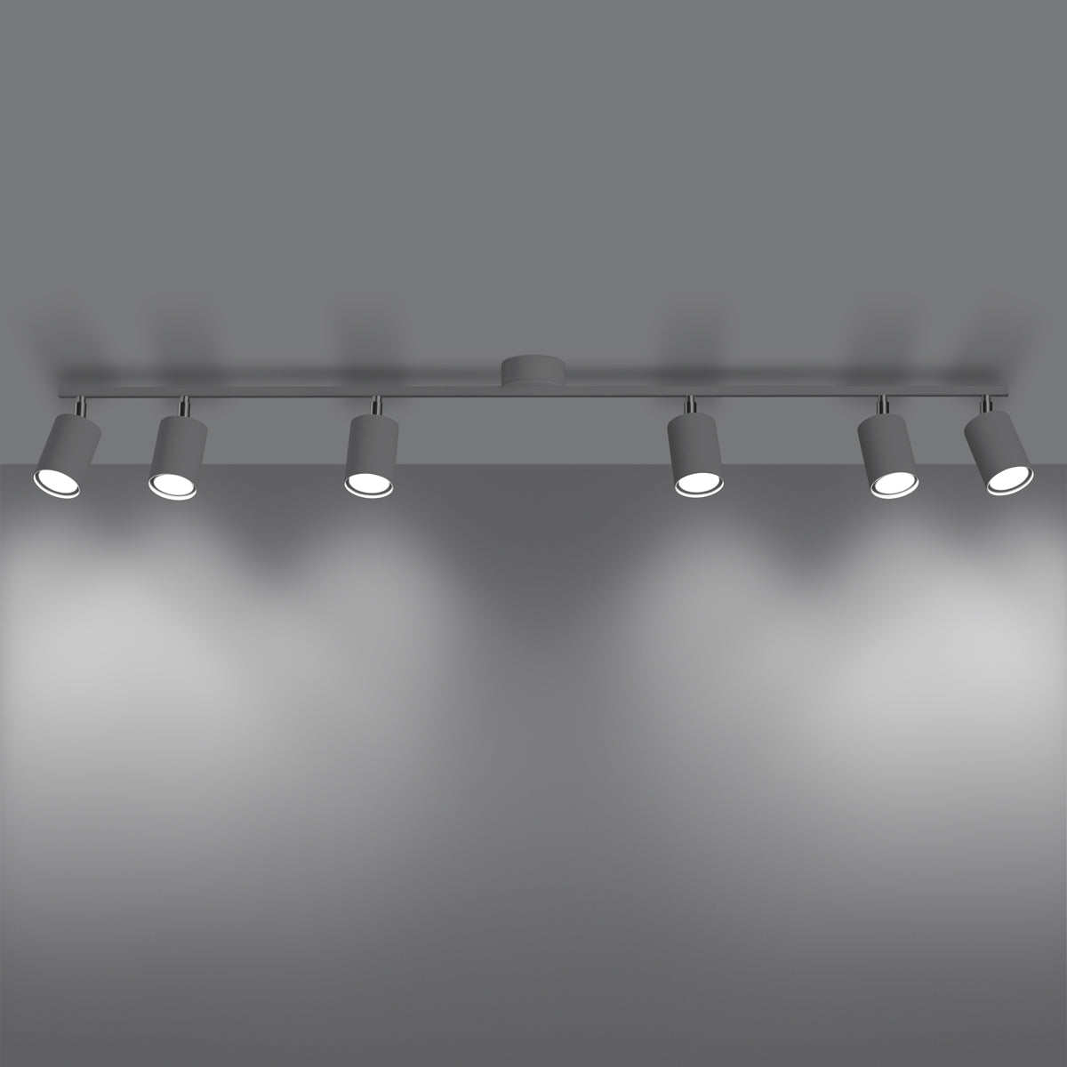 Plafonnier Focus Moderne 6L blanc