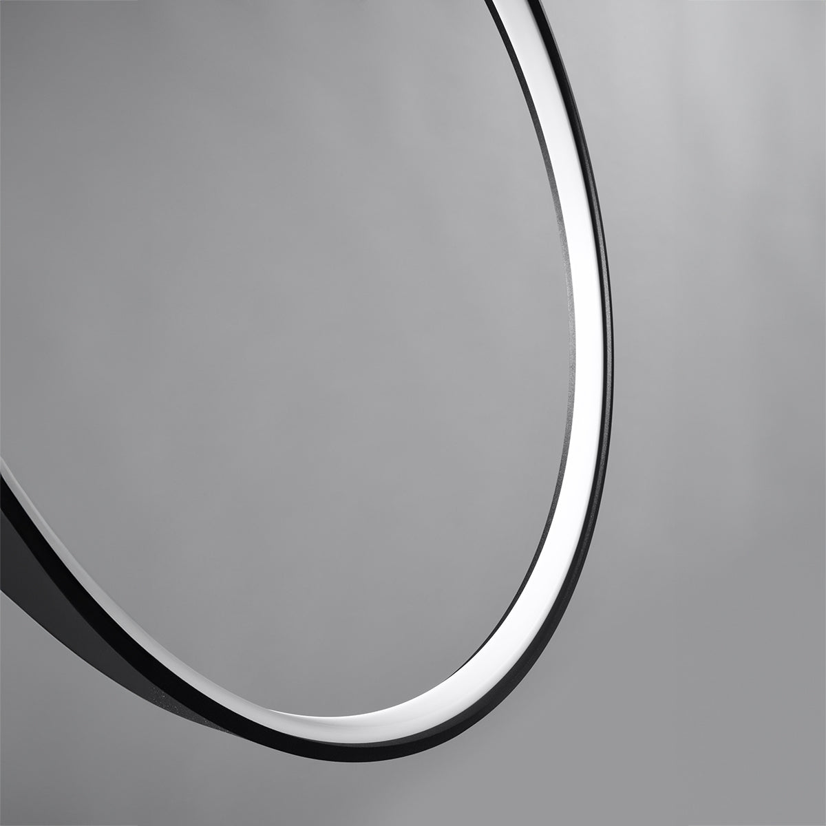 Lampe suspendue Anneau Solis 110 noir 4000K