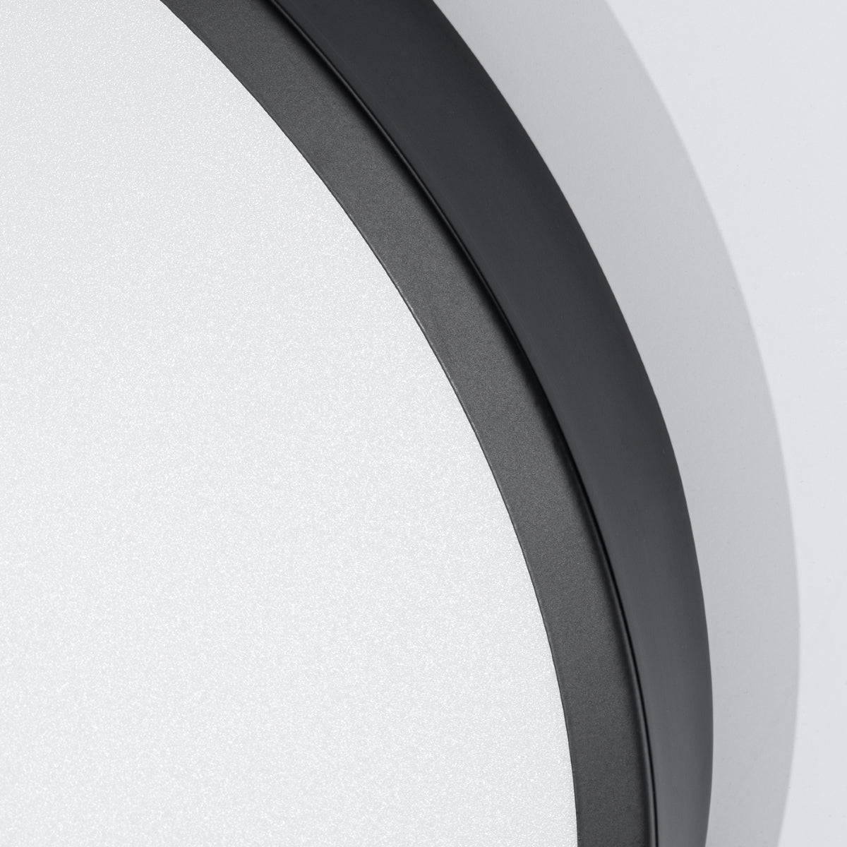 Plafonnier Cercle Moderne 60 noir LED 3000K