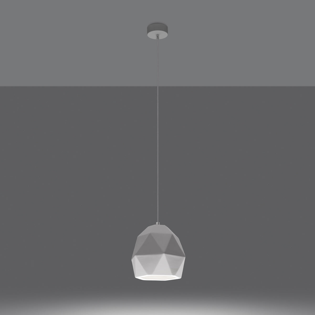 Suspension Géométrique en céramique Mint