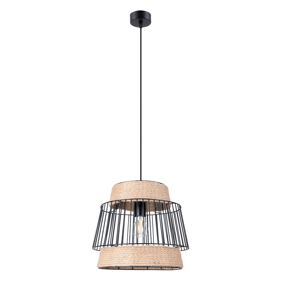 Lampe suspendue Cocon Tissé