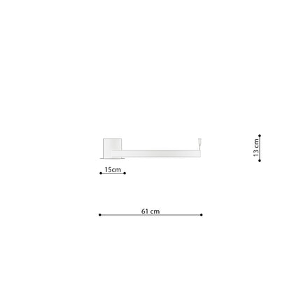 Ceiling light Ring Solis 55 black 3000K