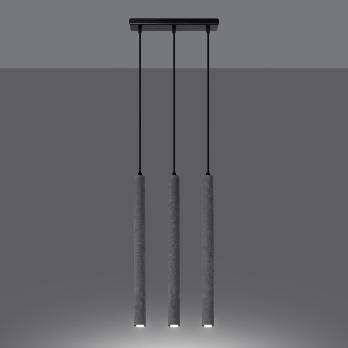 Lampe suspendue Halo 3L béton