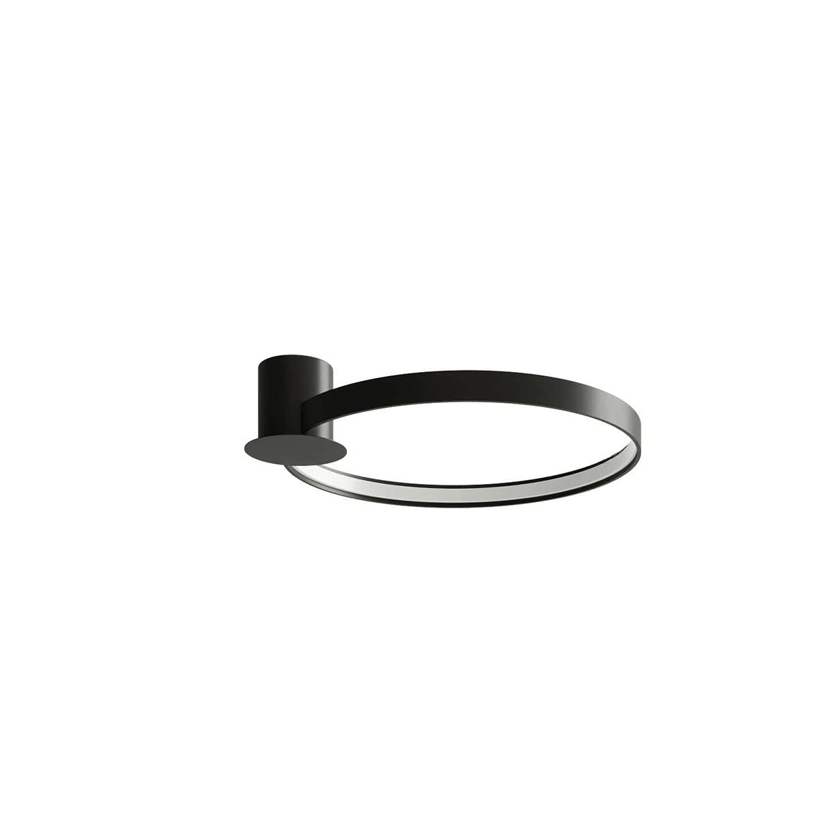 Plafonnier Anneau Solis 55 noir 4000K