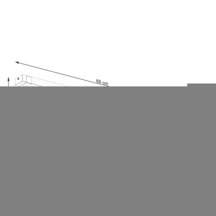 Deckenleuchte Elegance Wood 4 schwarz