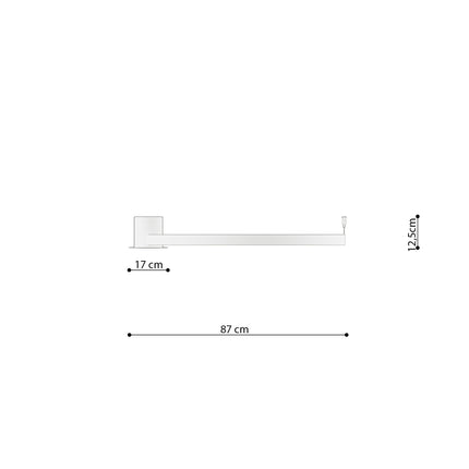 Lámpara de techo de anillo Solis 78 blanca 4000K