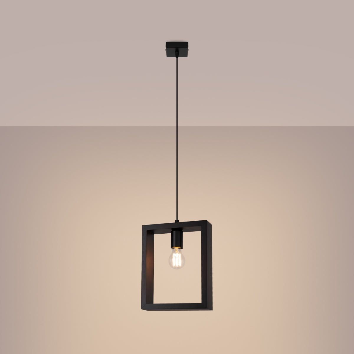 Lampe suspendue Cadre Pure wengé