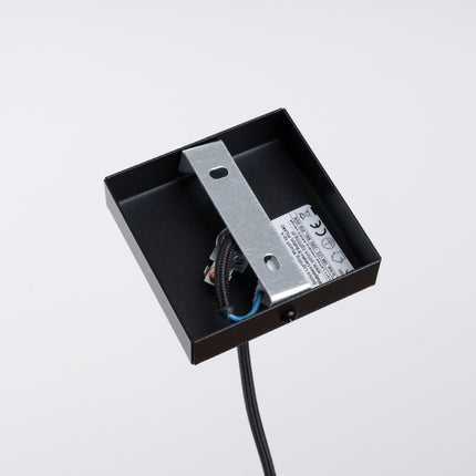 Pure Wenge Black Frame Hanging Lamp