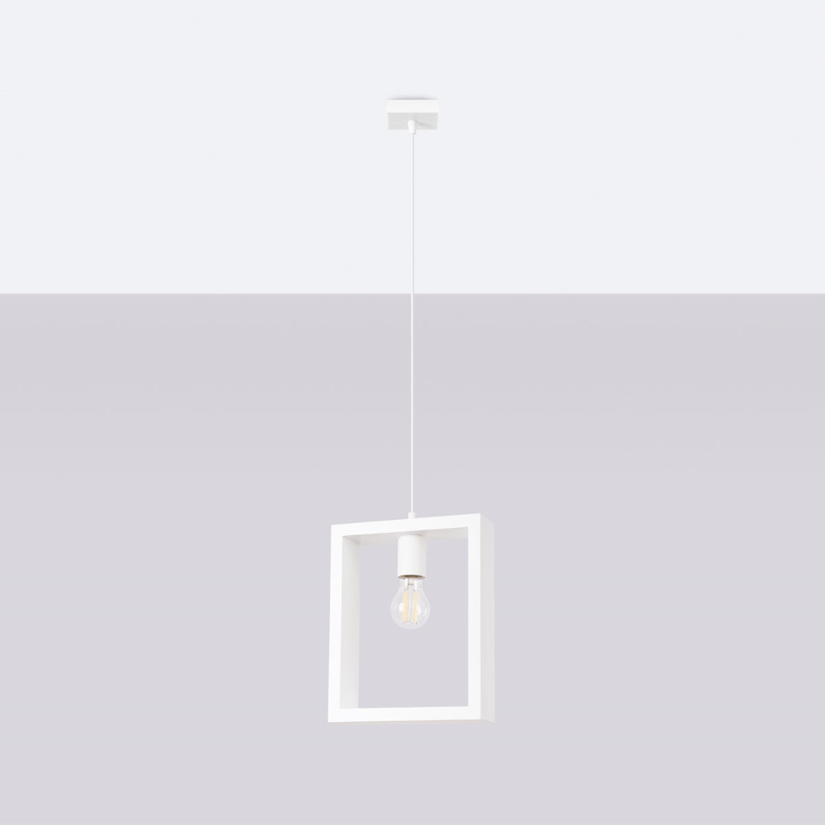 Lampe suspendue Cadre Pure blanc