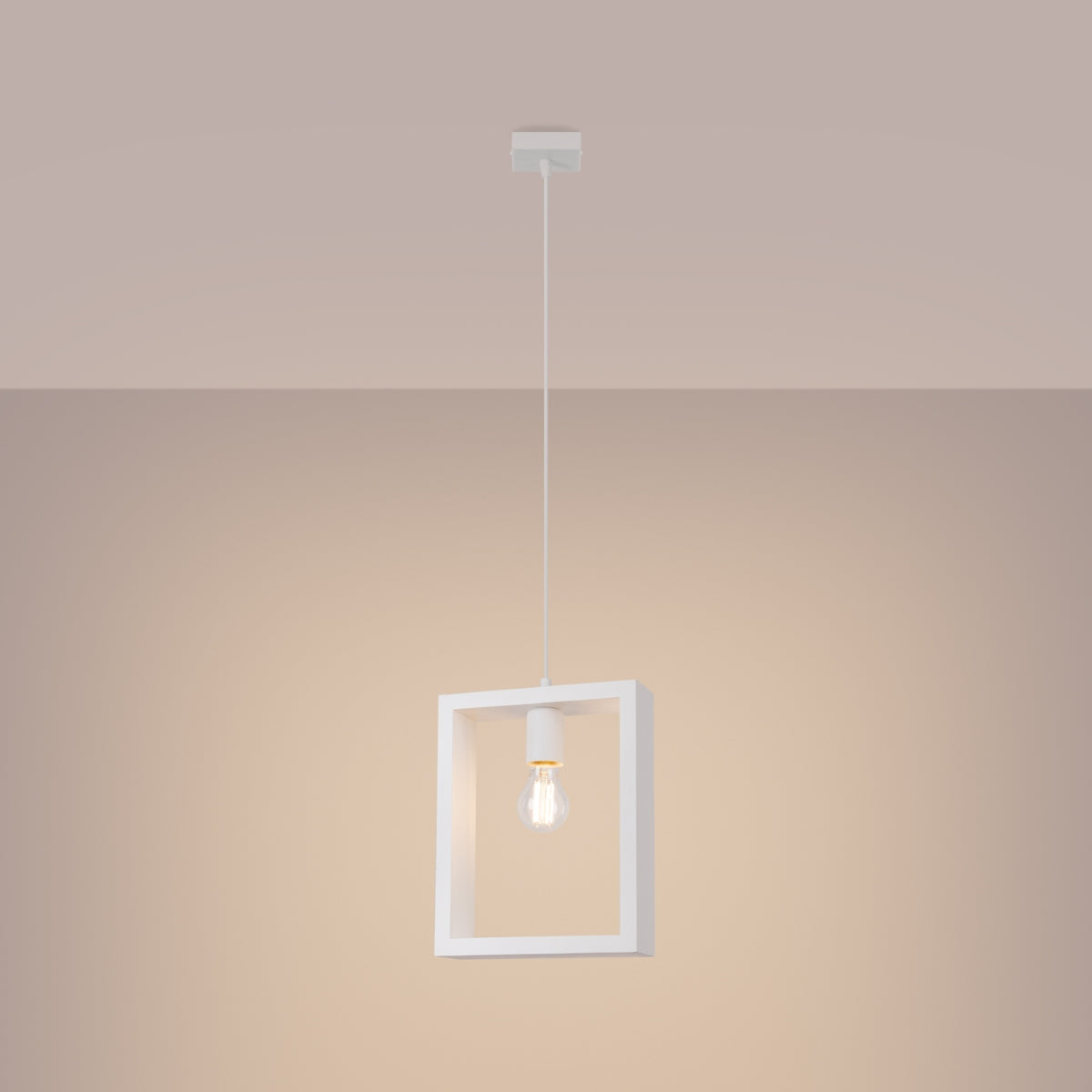 Lampe suspendue Cadre Pure blanc