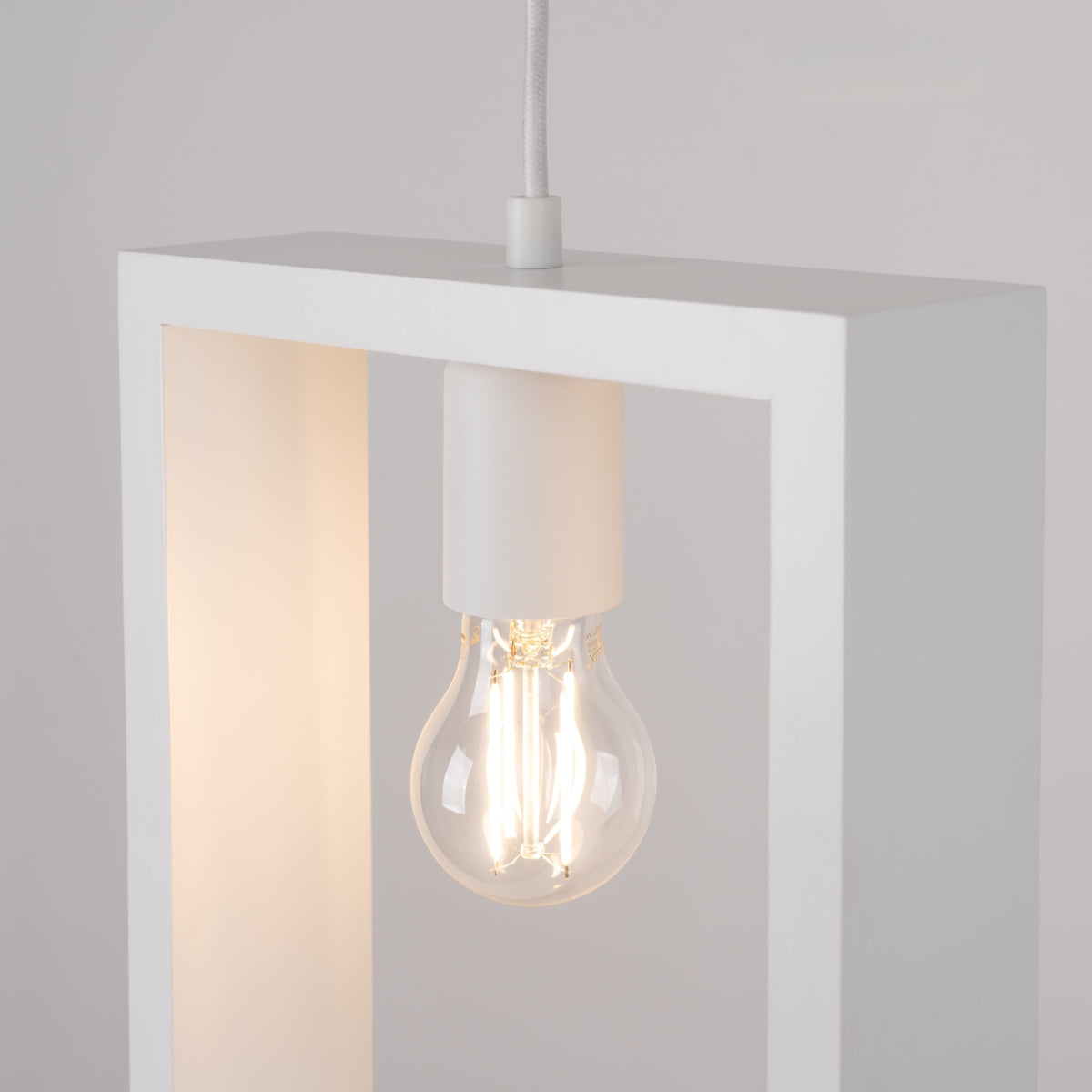 Lampe suspendue Cadre Pure blanc