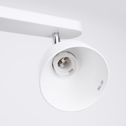 Lámpara de techo Elba 2 con campana ajustable, color blanco