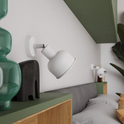 Elba 3 Adjustable Bell Ceiling Light White