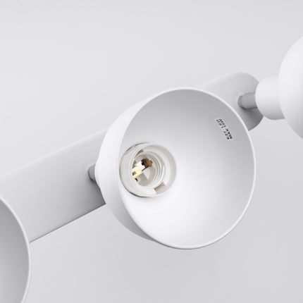 Elba 3 Adjustable Bell Ceiling Light White