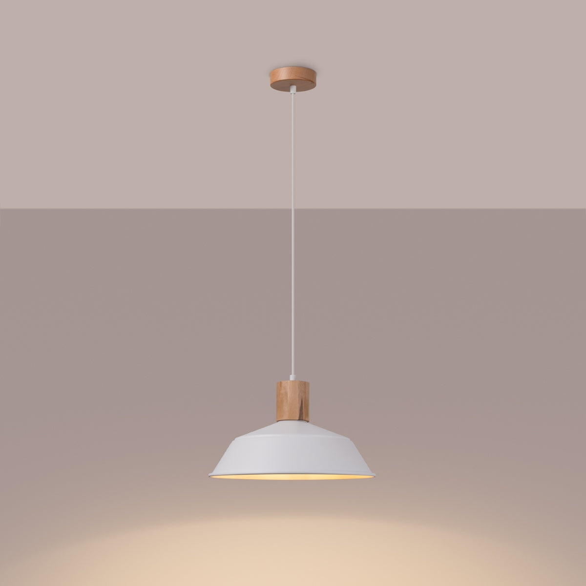 Lampe suspendue Loft Minimaliste blanc