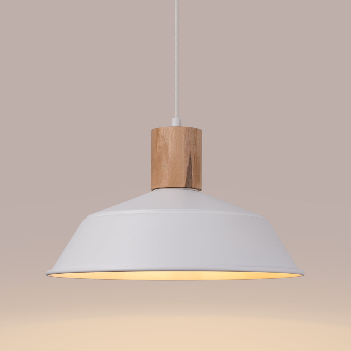 Lampe suspendue Loft Minimaliste blanc