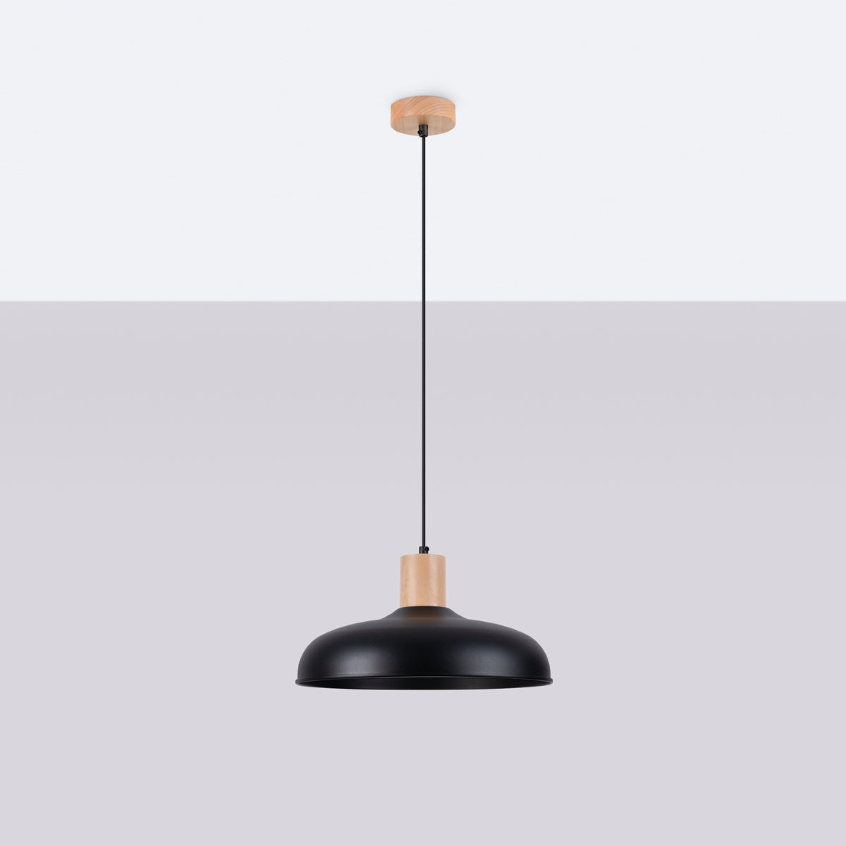 Suspension Luminis Minimaliste noir