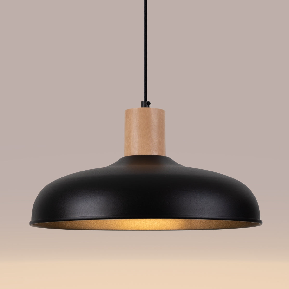 Suspension Luminis Minimaliste noir