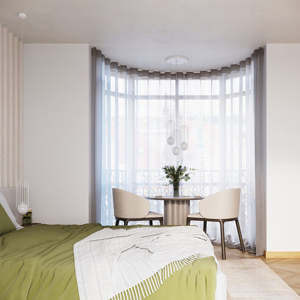 Lampe suspendue Sphère en Cage 1 blanc