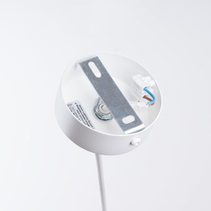 Lampe suspendue Sphère en Cage 1 blanc