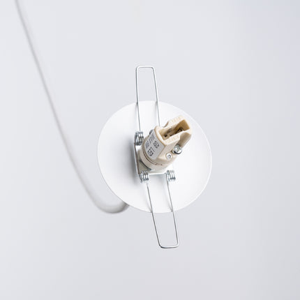 Lampe suspendue Sphère en Cage 3P blanc