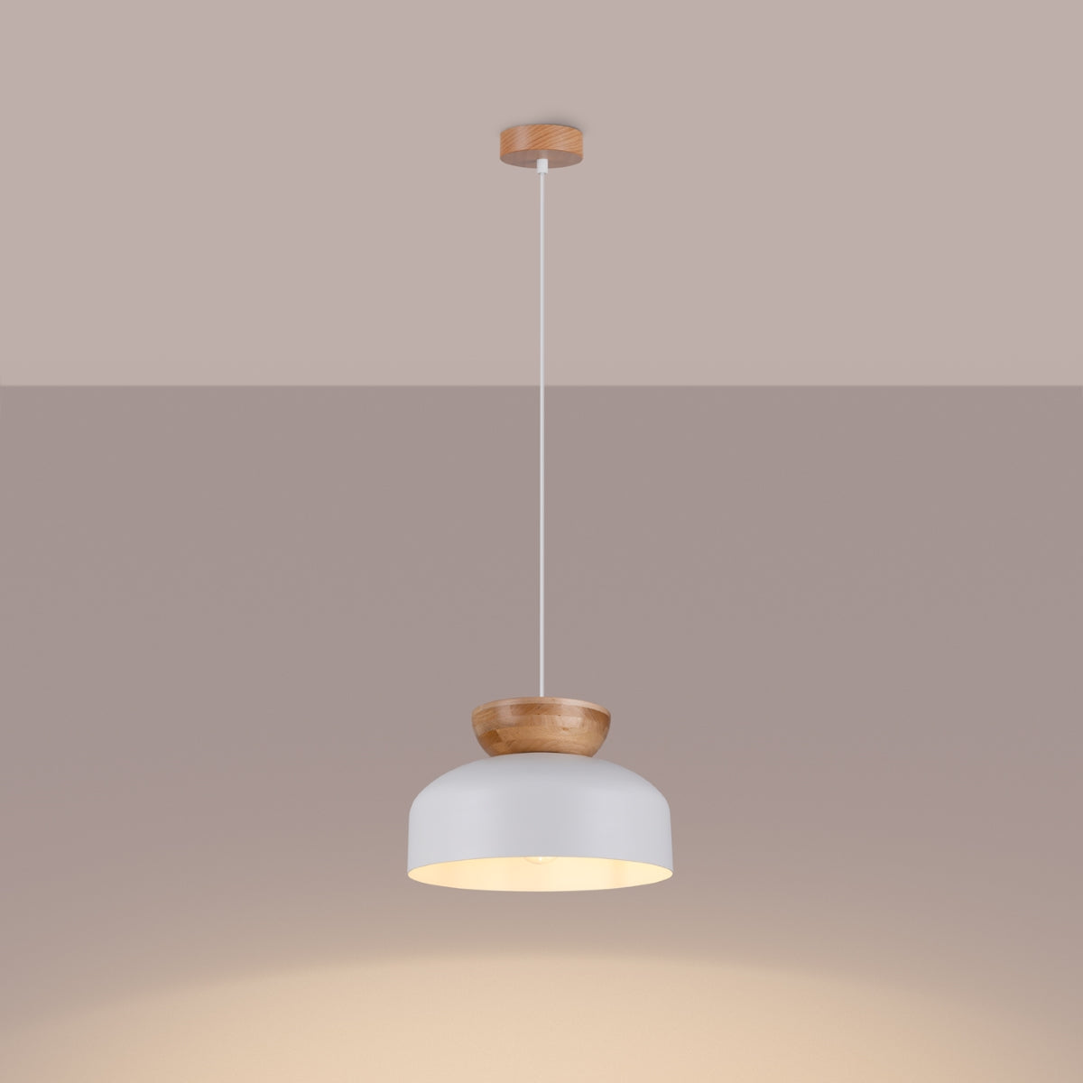 Suspension Douceur Bois blanc