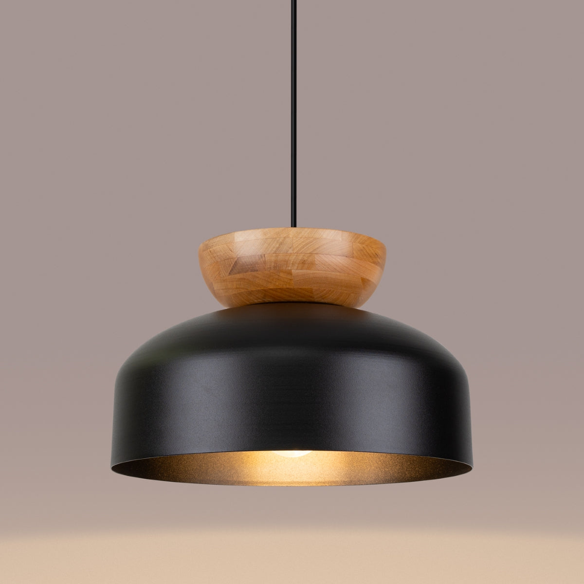 Suspension Douceur Bois noir