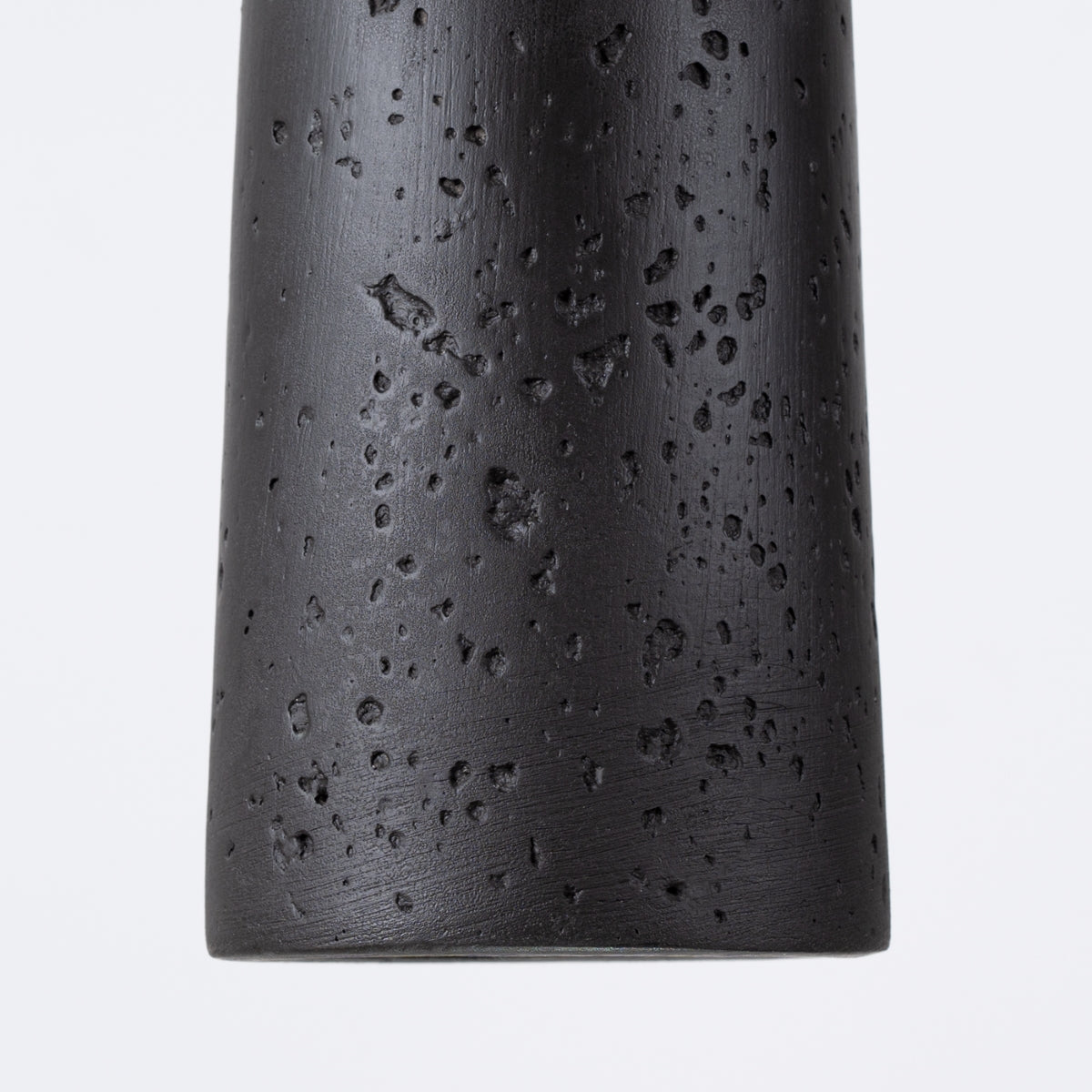 Electra black concrete pendant light