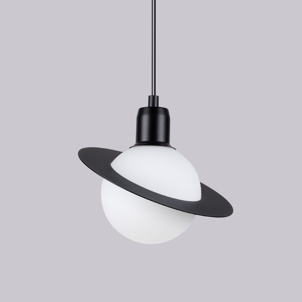 Hängelampe Saturn 1 schwarz