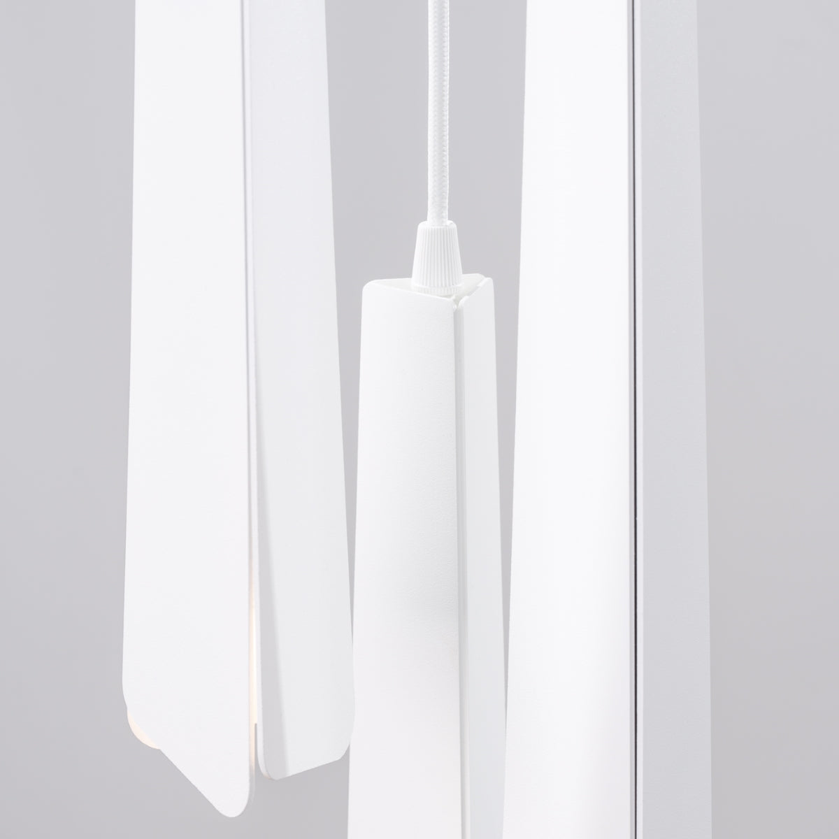 Suspension Prisme Moderne 3P blanc
