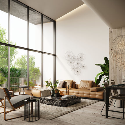 Lámpara de pared/techo modular circular de 60 cm