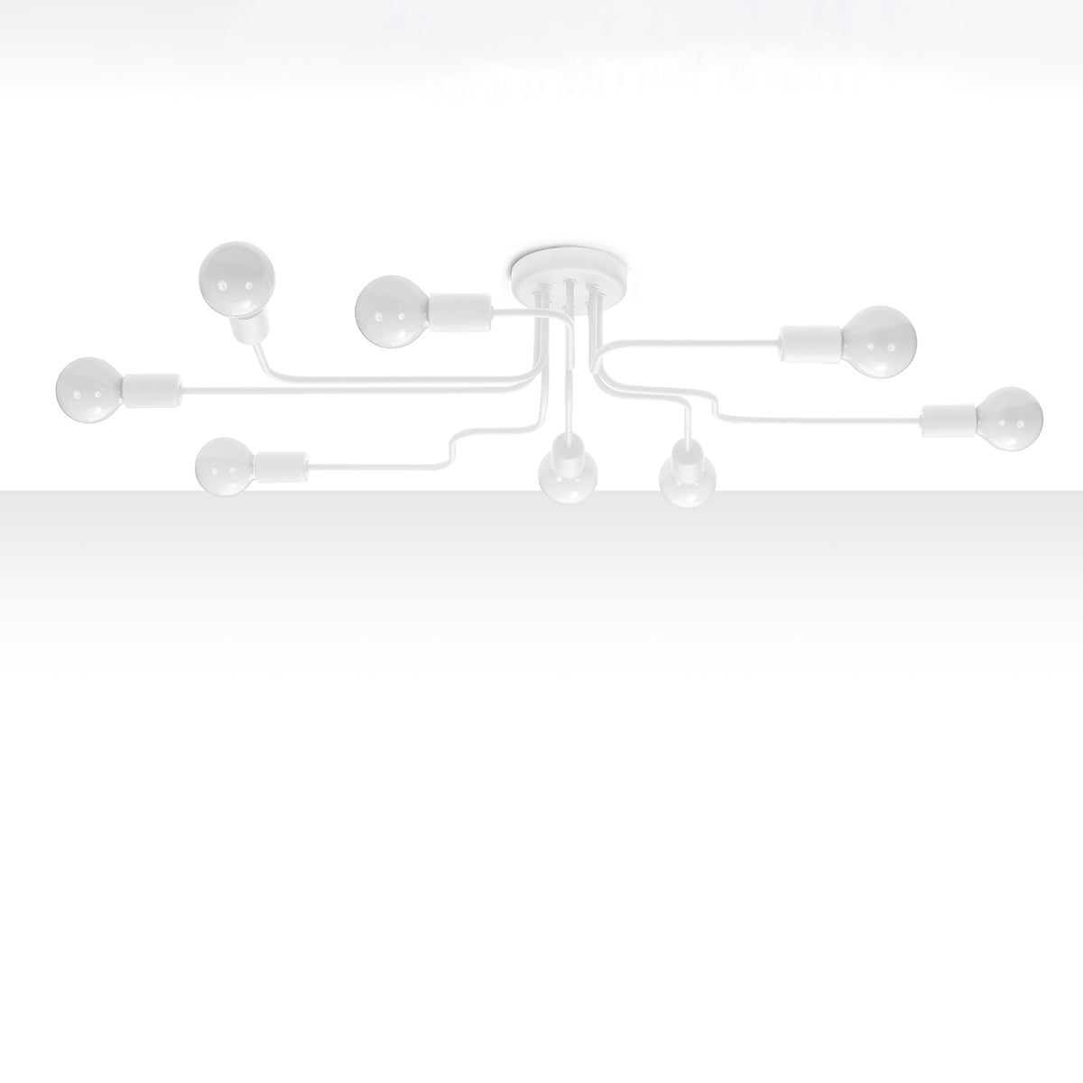 Lustre Design Flex 8 blanc