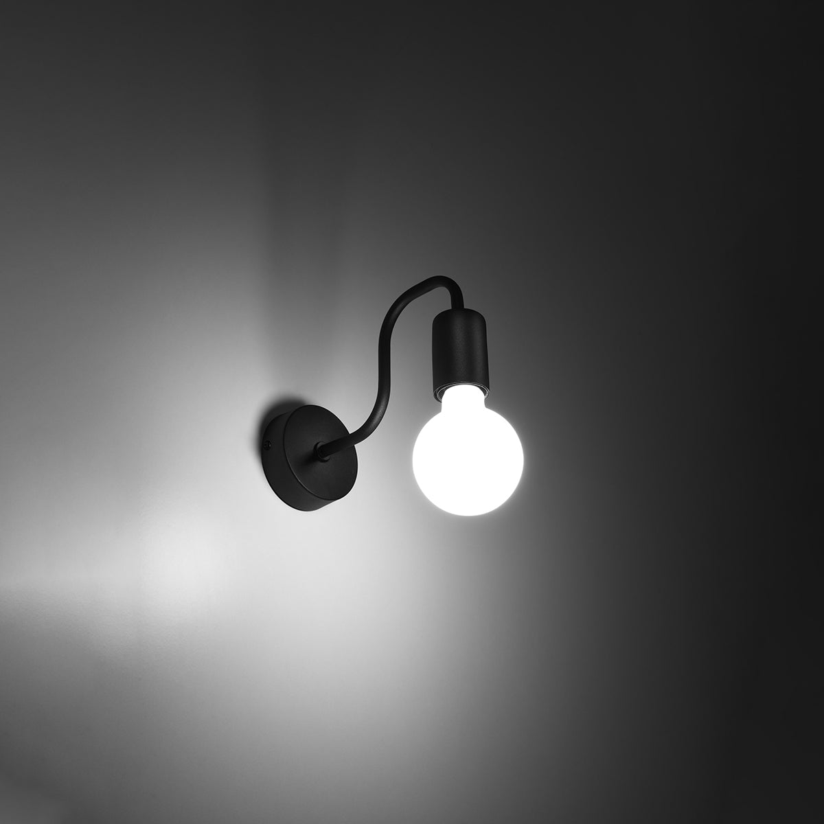 Black Flex Design Wall Light