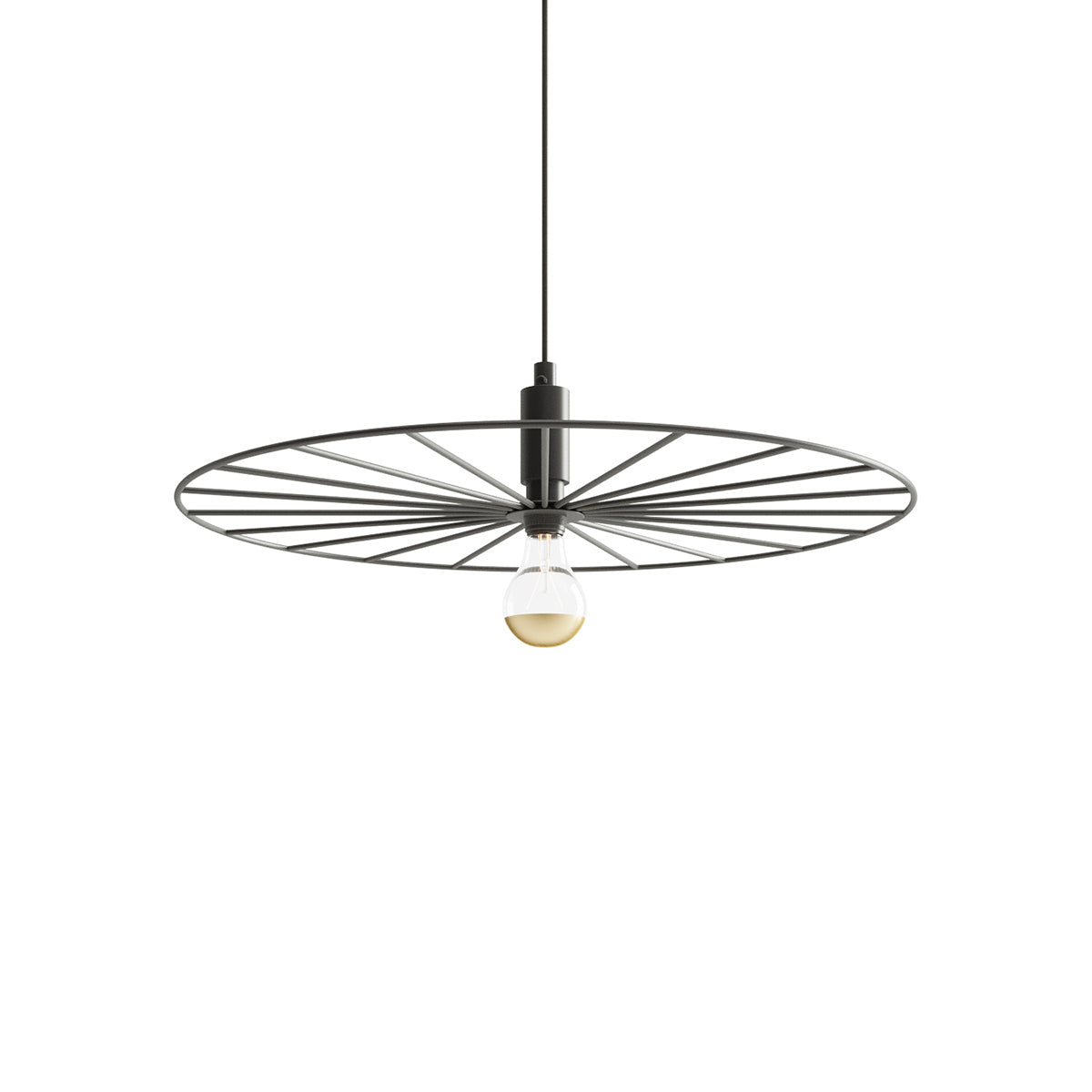 Suspension Roue Lumineuse 45 noir