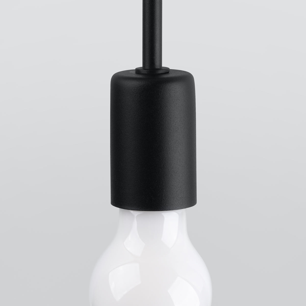 Moderne Twist-Wandlampe in Schwarz