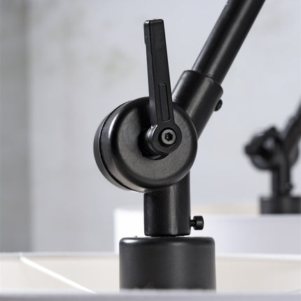 Lámpara de araña Amsterdam 5 con pantalla negra