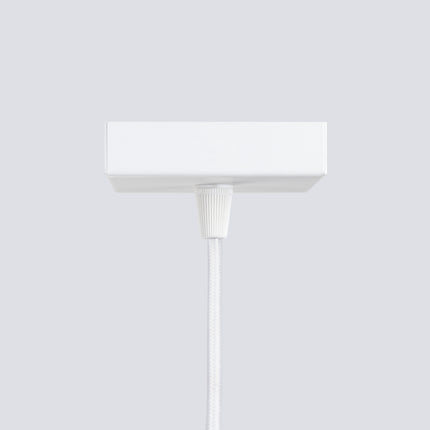 Oslo 1 weiße Pendelleuchte