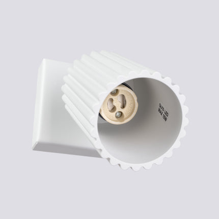 Aplique de pared orientable blanco Oslo
