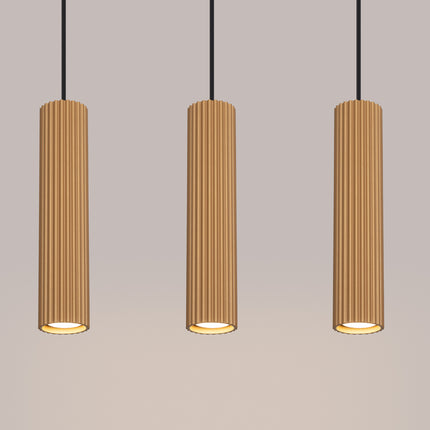 Oslo 3L gold pendant lamp