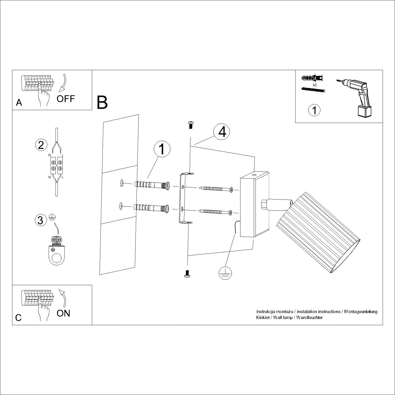 Applique Orientable Oslo or