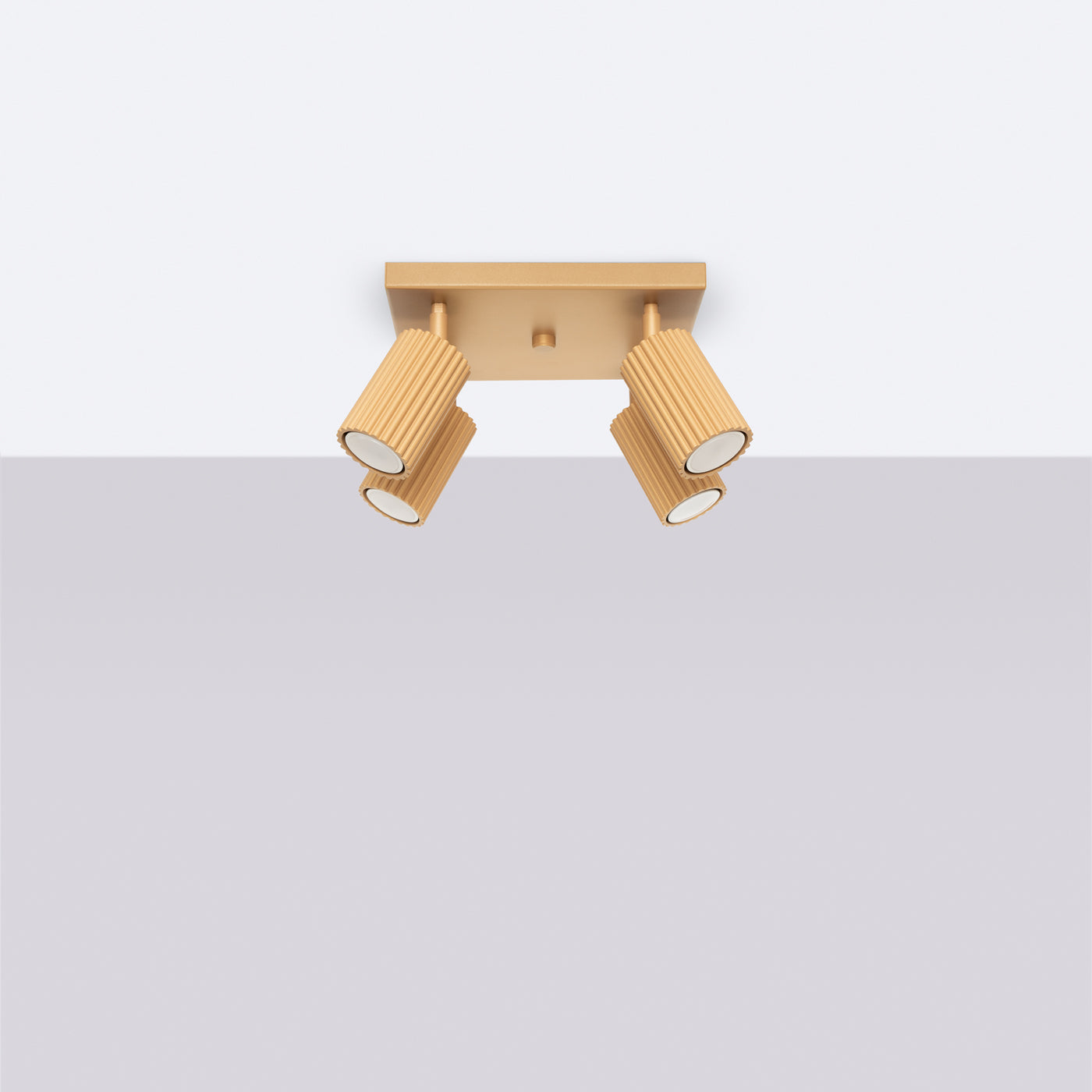 Oslo 4 gold ceiling light