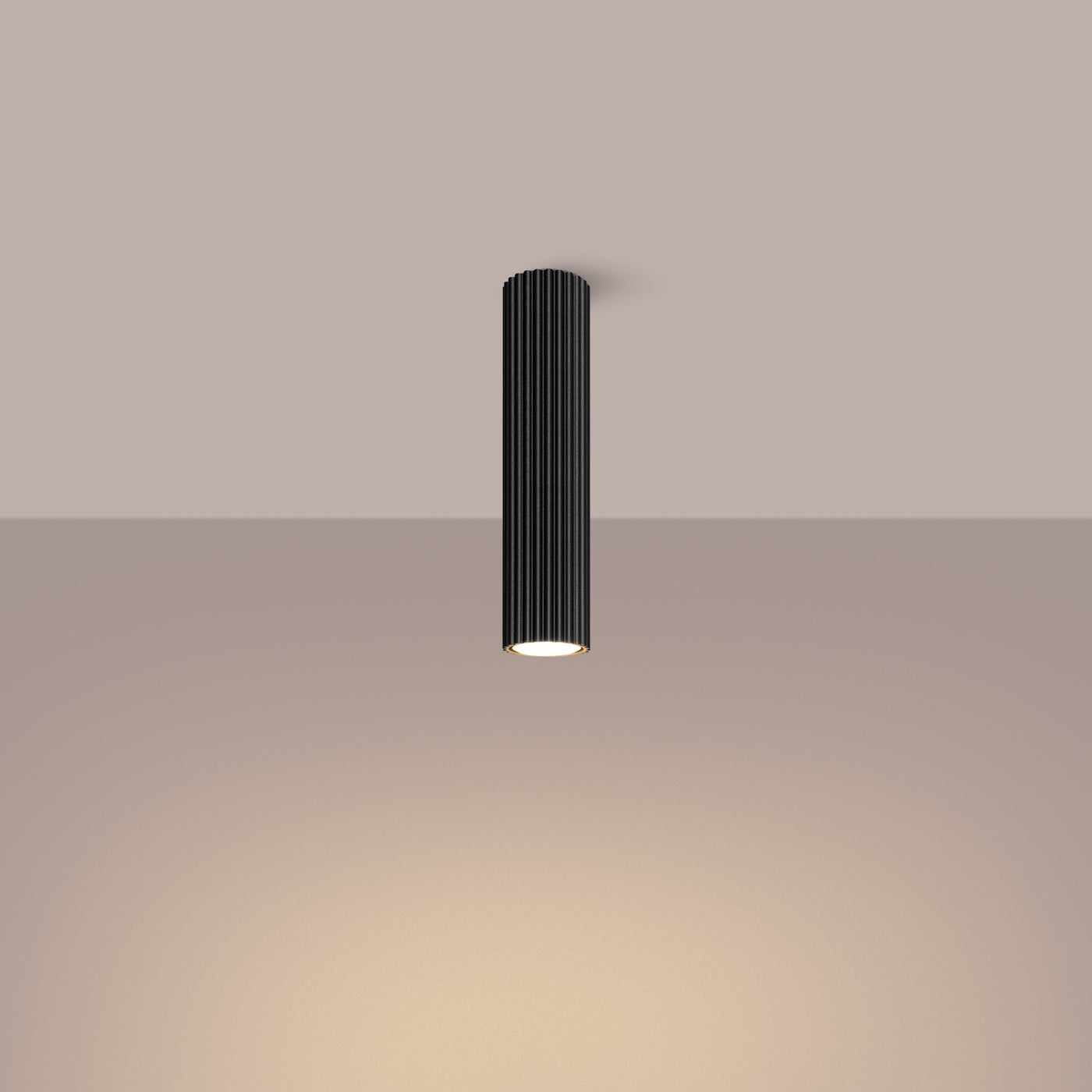 Oslo 30 black ceiling light