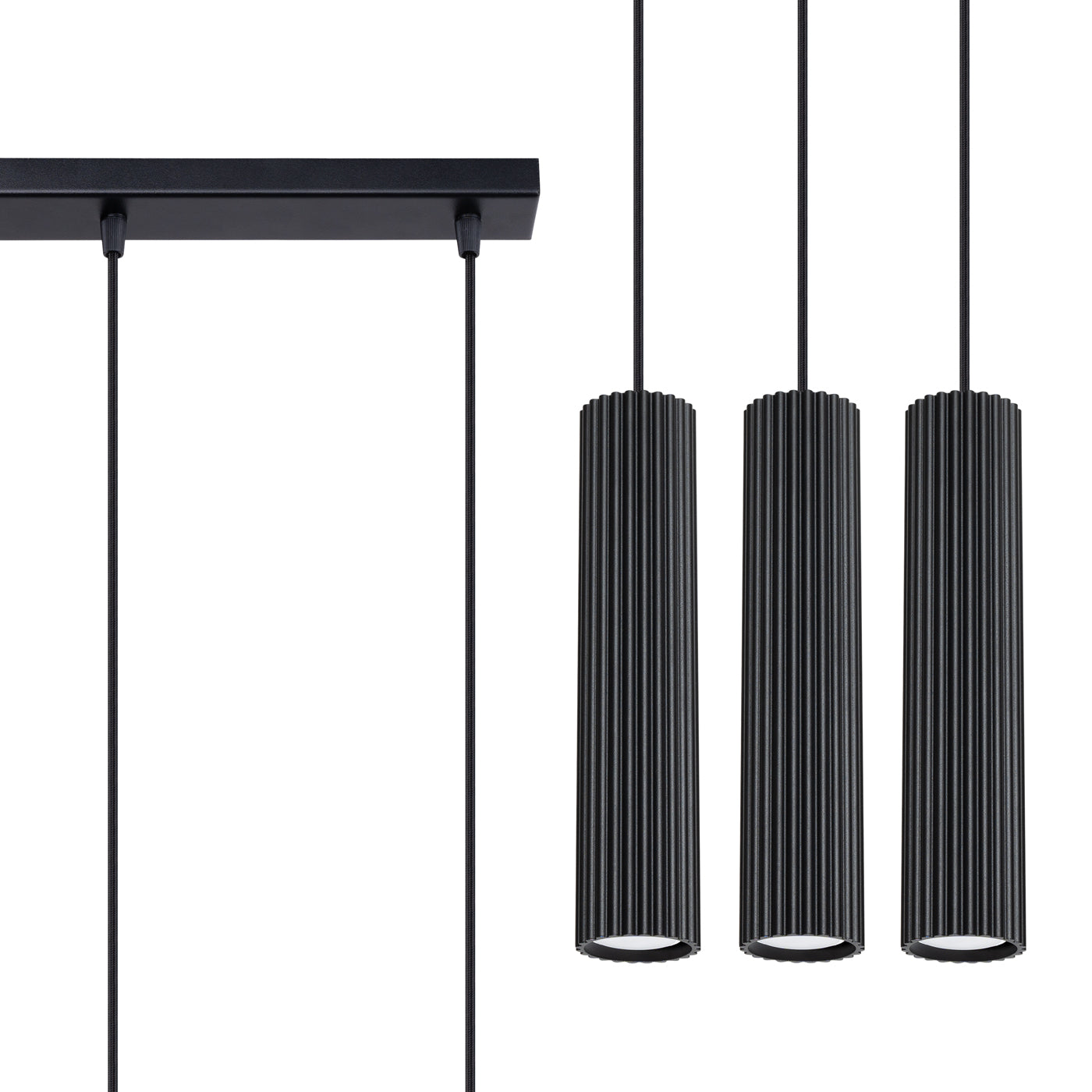 Lampe Suspendue Oslo 3L noir
