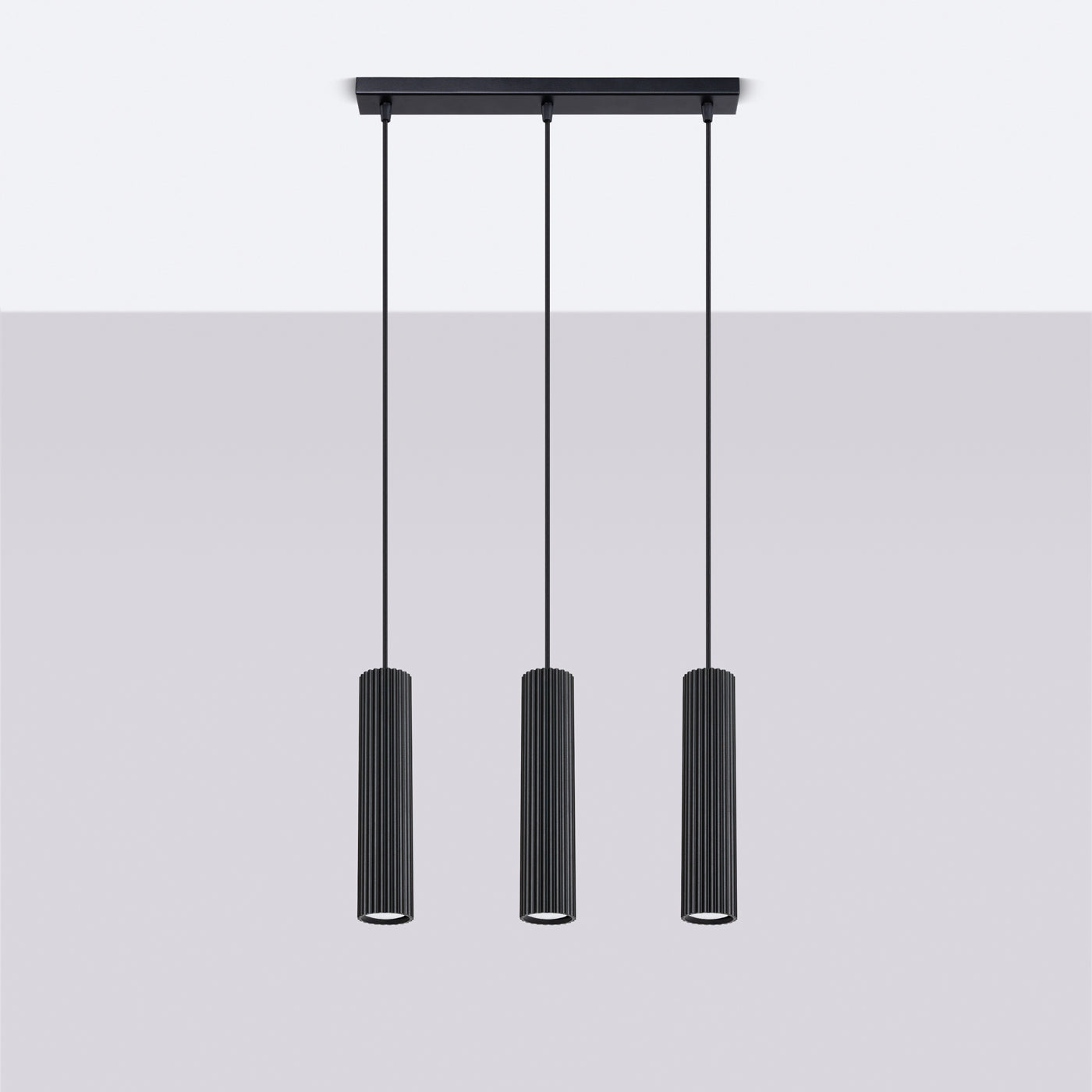 Lampe Suspendue Oslo 3L noir