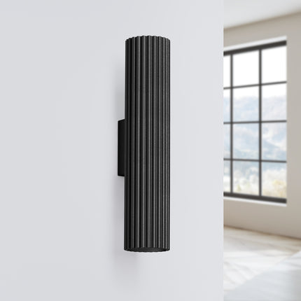 Aplique de pared negro Oslo 30