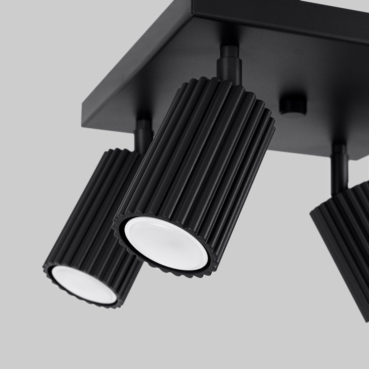 Oslo 4 black ceiling light