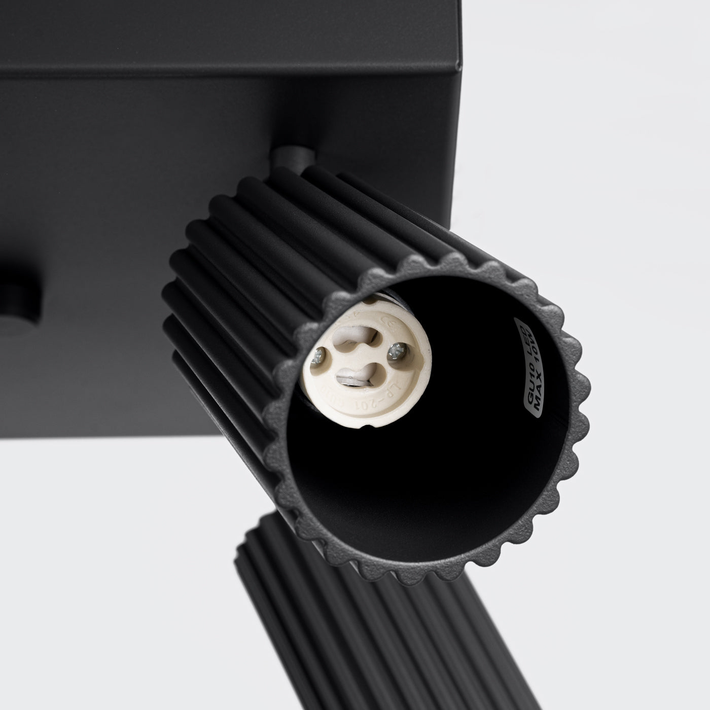 Oslo 4 black ceiling light