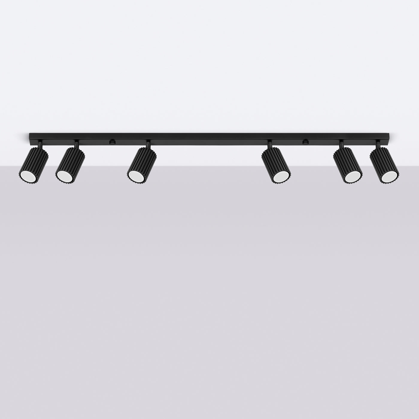Plafonnier Oslo 6L noir