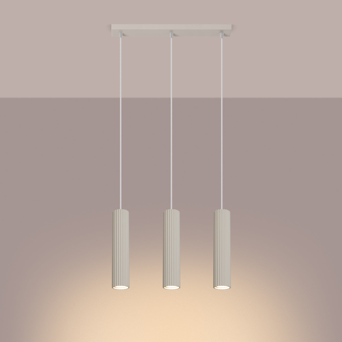 Lampe Suspendue Oslo 3L beige